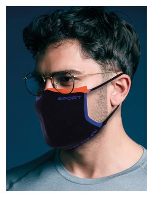 Thuasne Sport Masque Activ Security Sport V2 Bleu Orange