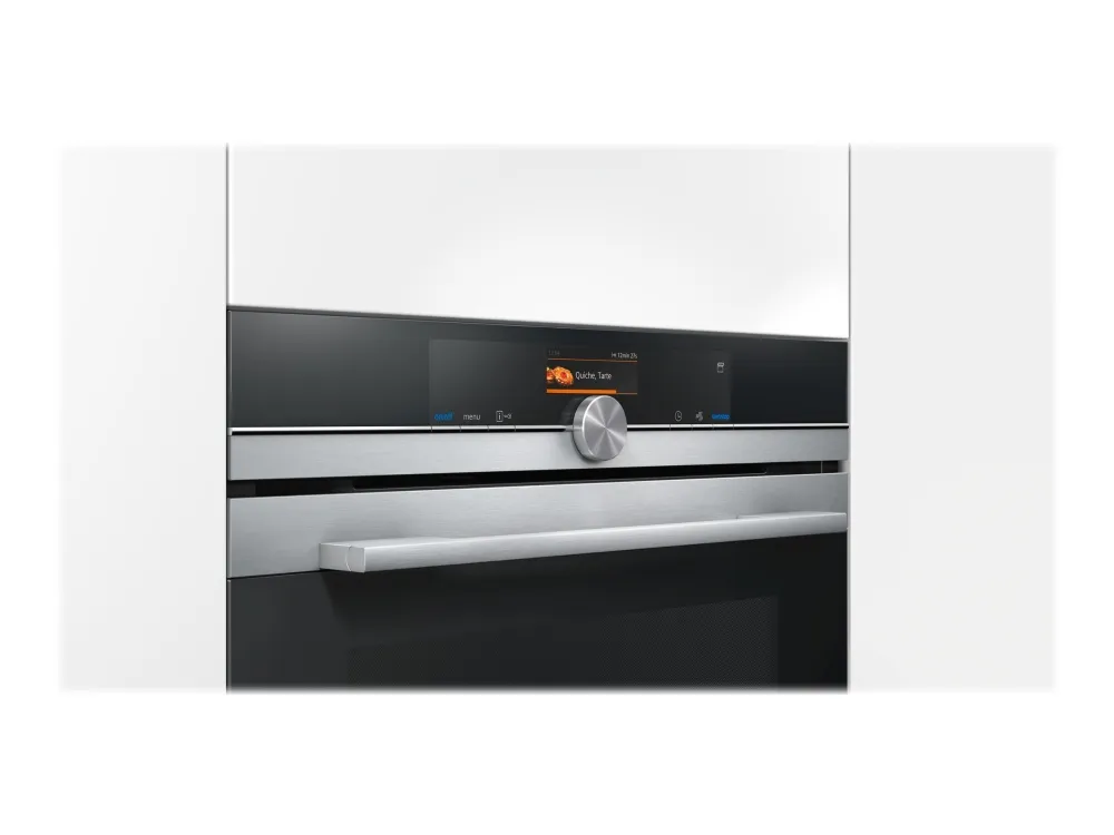 Siemens iQ700 HS636GDS2 - Ovn - med dampfunktion - til indbygning - niche - bredde: 56 cm - dybde: 55 cm - højde: 58.5 cm - med selv-rengøring - Klasse A  - rustfrit stål