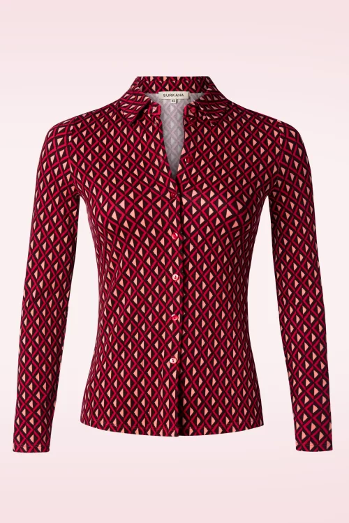 Surkana Sara blouse in rood