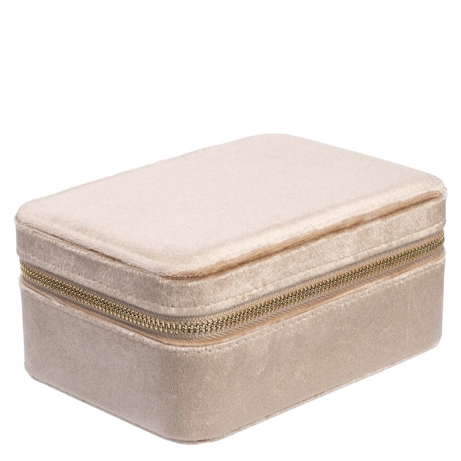 DARK Velvet Jewellery Box Sparkled Champagne