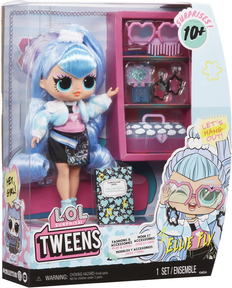 LOL SURPRISE TWEENS - POUPEE MANNEQUIN 17 CM  ELLIE FLY