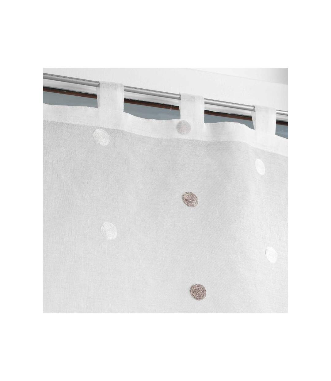 Paire de Voilages Lorna 60x90cm Blanc
