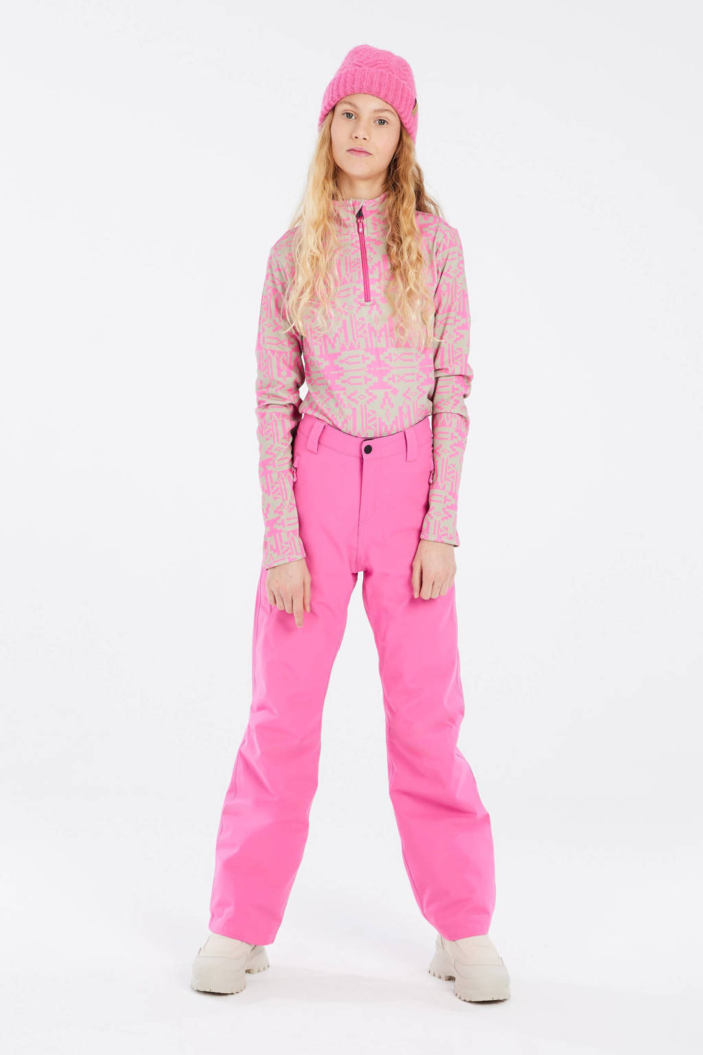 Protest skibroek Sterio Jr fuchsia