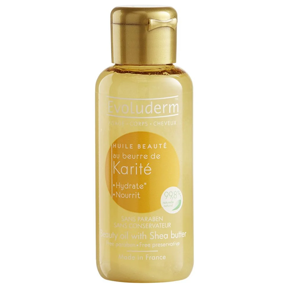 Huile de beauté au karité Evoluderm 100 ml