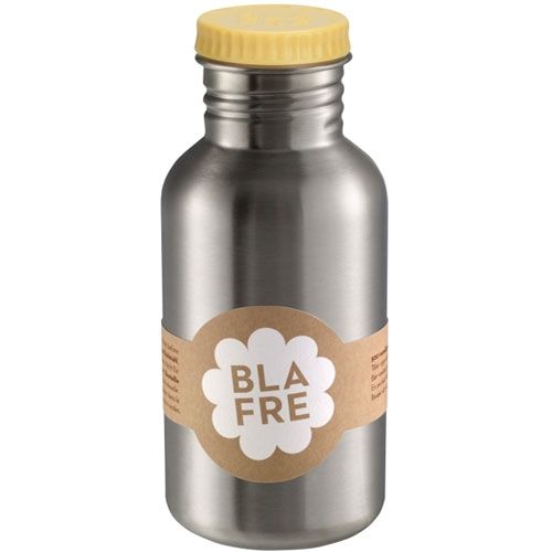 Blafre rvs drinkfles lichtgeel - 500ml