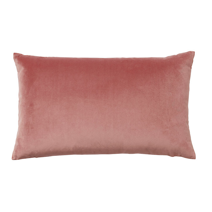 Coussin Velvet Valgreta 30x50 cm GoodHome rose
