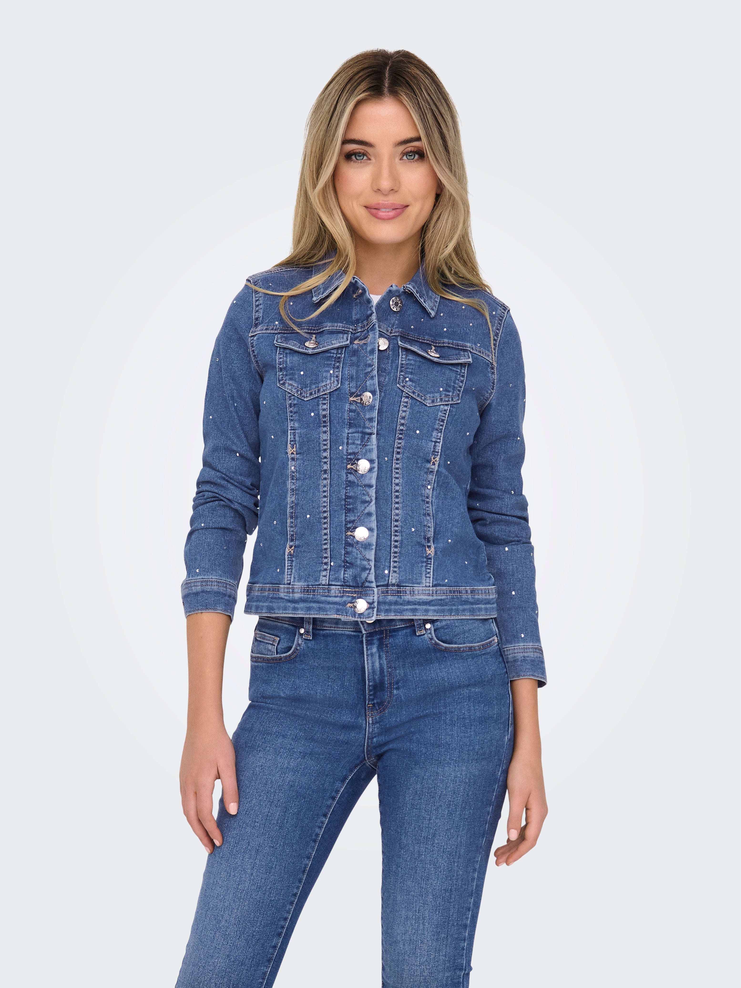 ONLWONDER Jeansjacke Medium Blue Denim