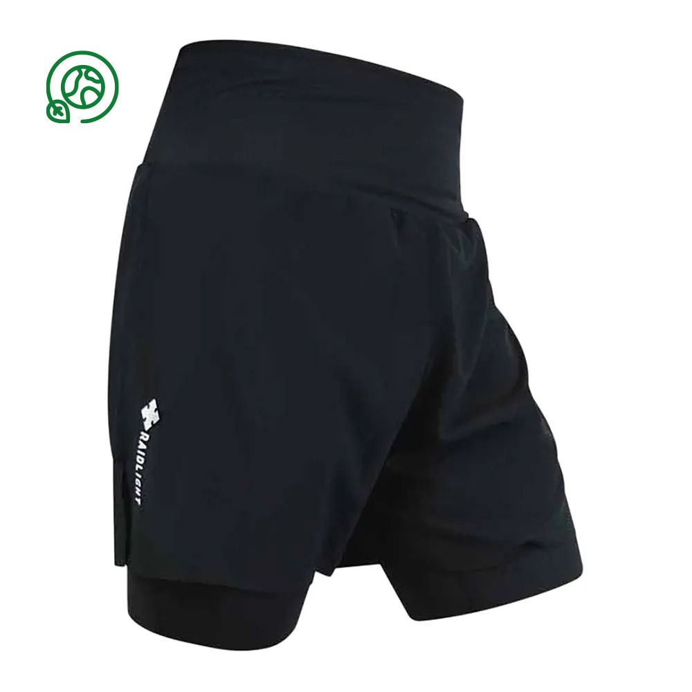 Raidlight R-LIGHT 2-EN-1 - Short Homme black
