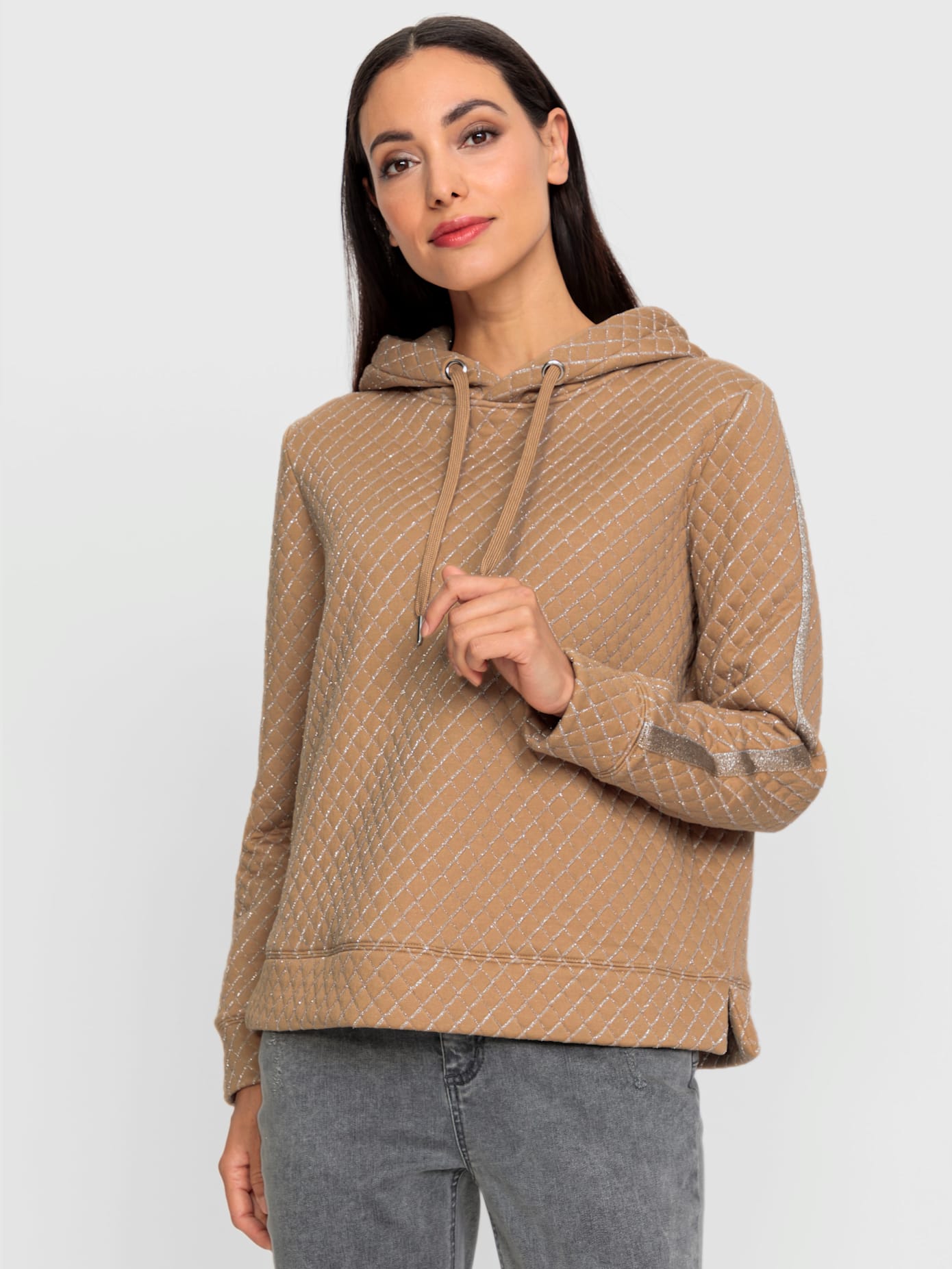 Sweat-shirt piquage élégant