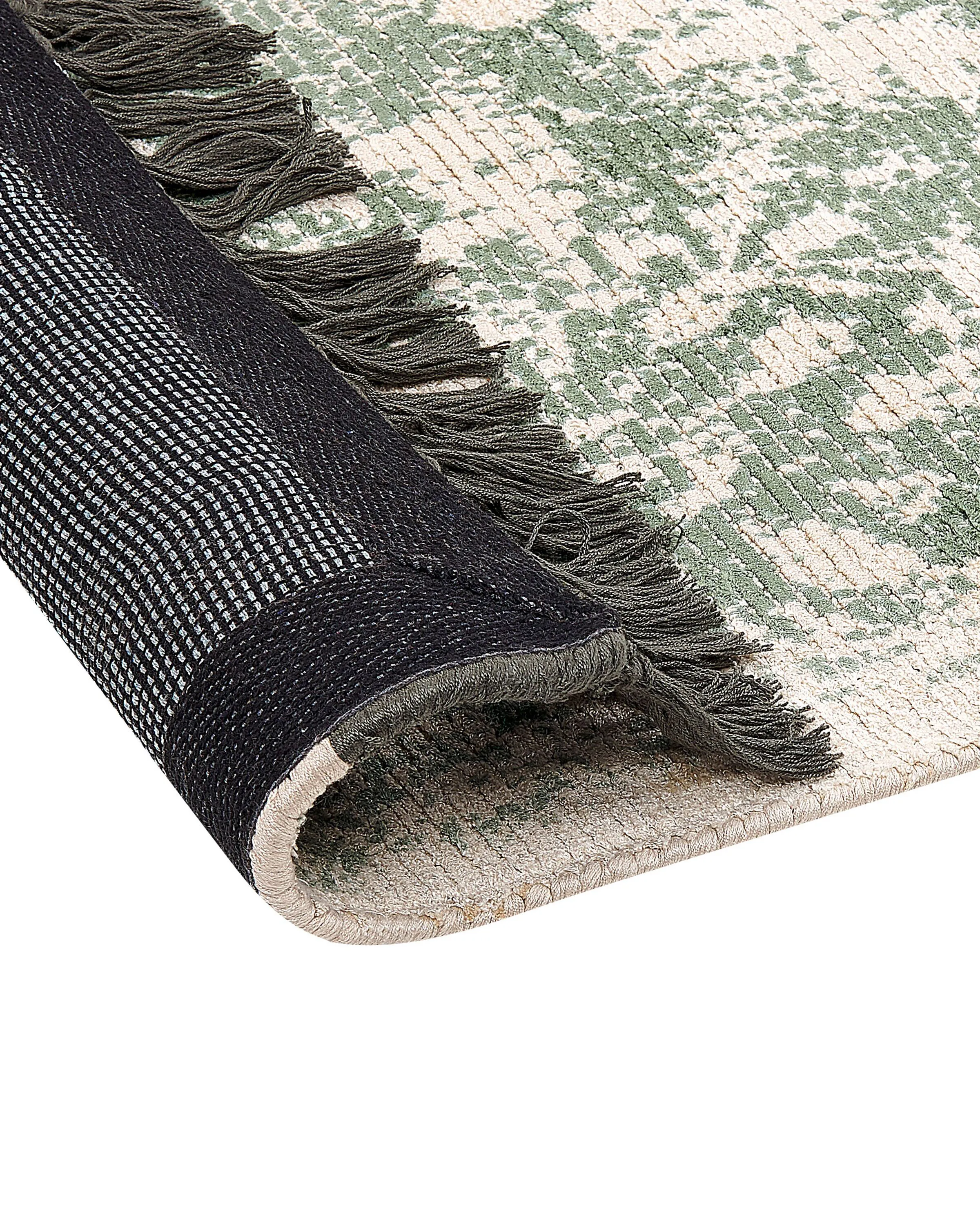 Vloerkleed AKARSU Groen 140 x 200 cm Viscose