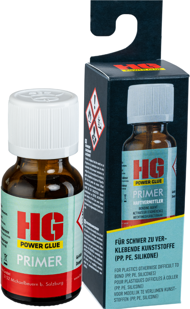 HG Power Glue  Primer, 15 ml    Haftvermittler für schwierig verklebbare Oberflächen