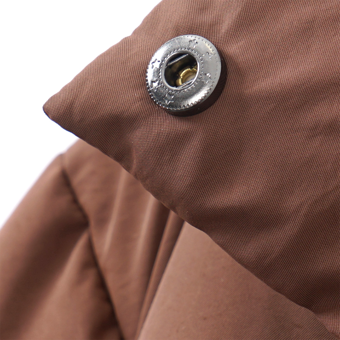 Beatwear Mädchen Steppjacke mit Stehkragen braun