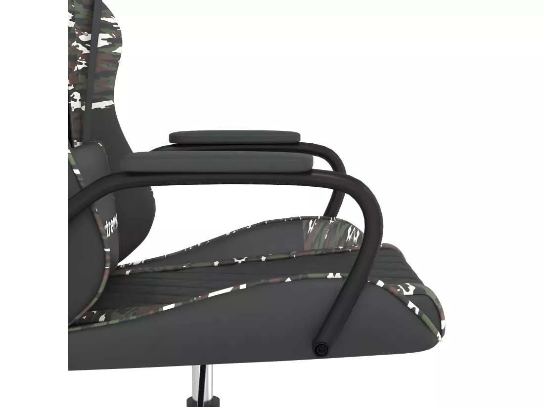 Chaise de jeu de massage Noir et camouflage Similicuir