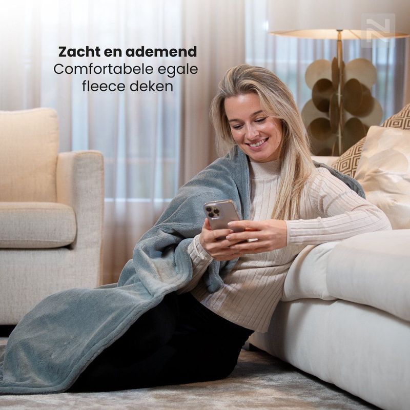 Elektrische Dekens - Groen - Polyester