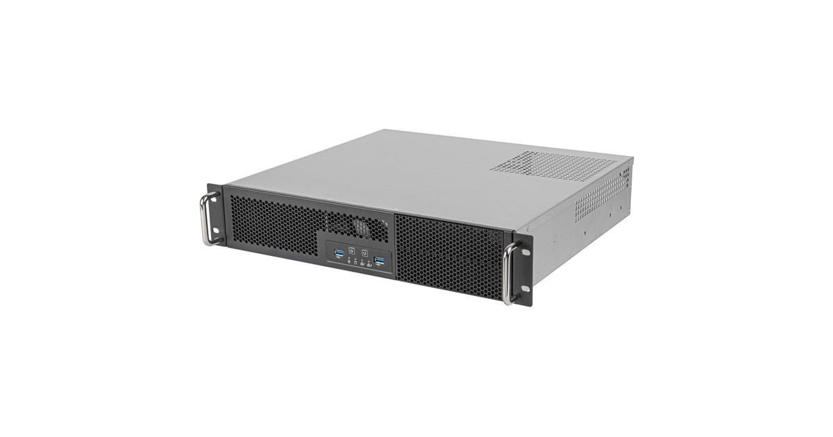 SilverStoneSST-RM23-502-MINI rack behuizing  (Zwart)