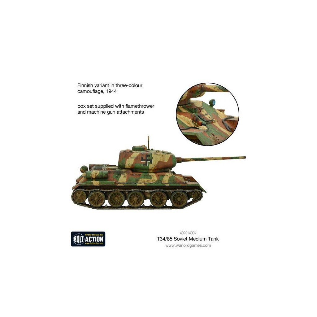 Bolt Action - Soviet T-34/85 Medium Tank