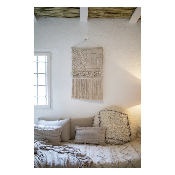 Lorena Canals Pouf Berber Soul | Blanc