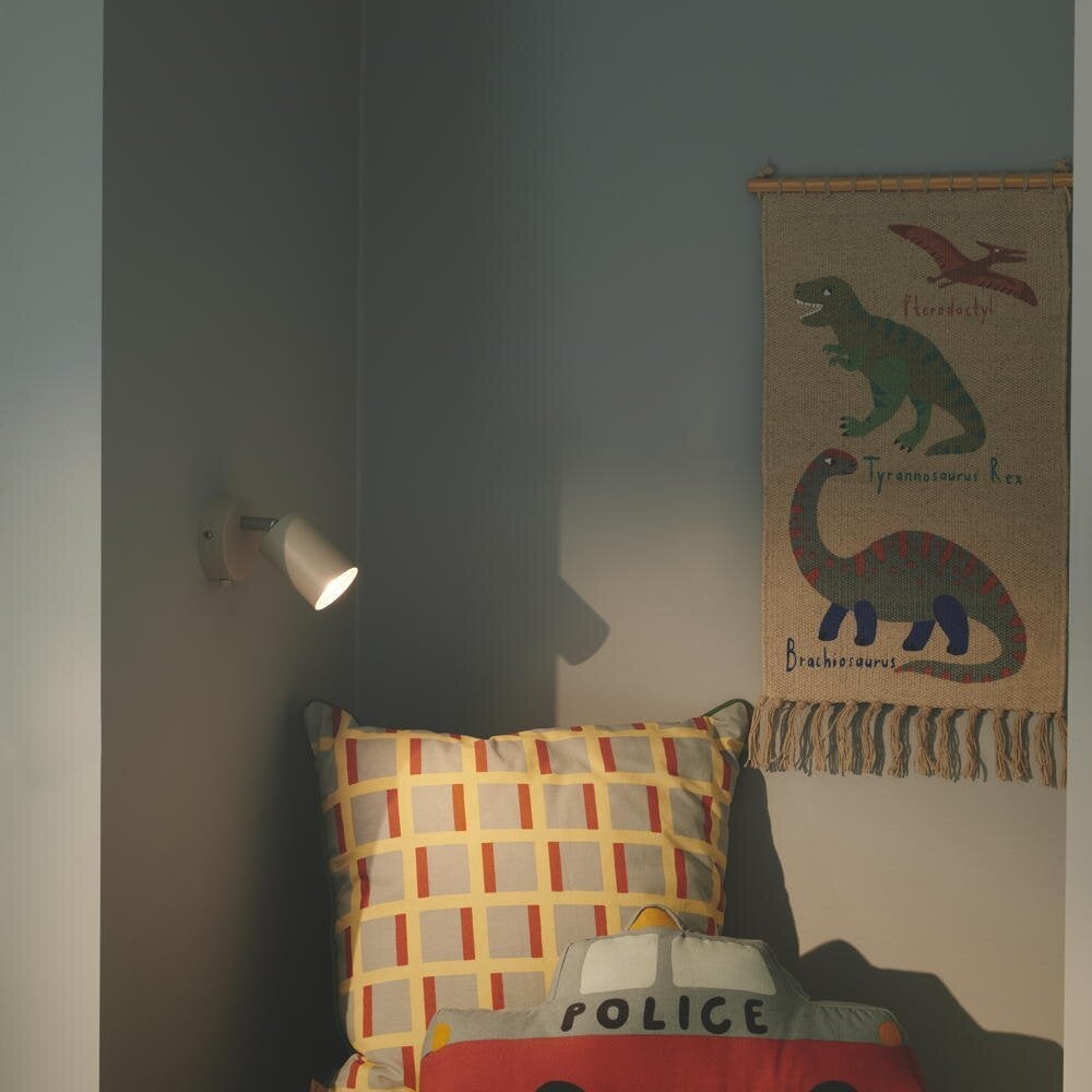 Ontdek wandlamp in beige GU10