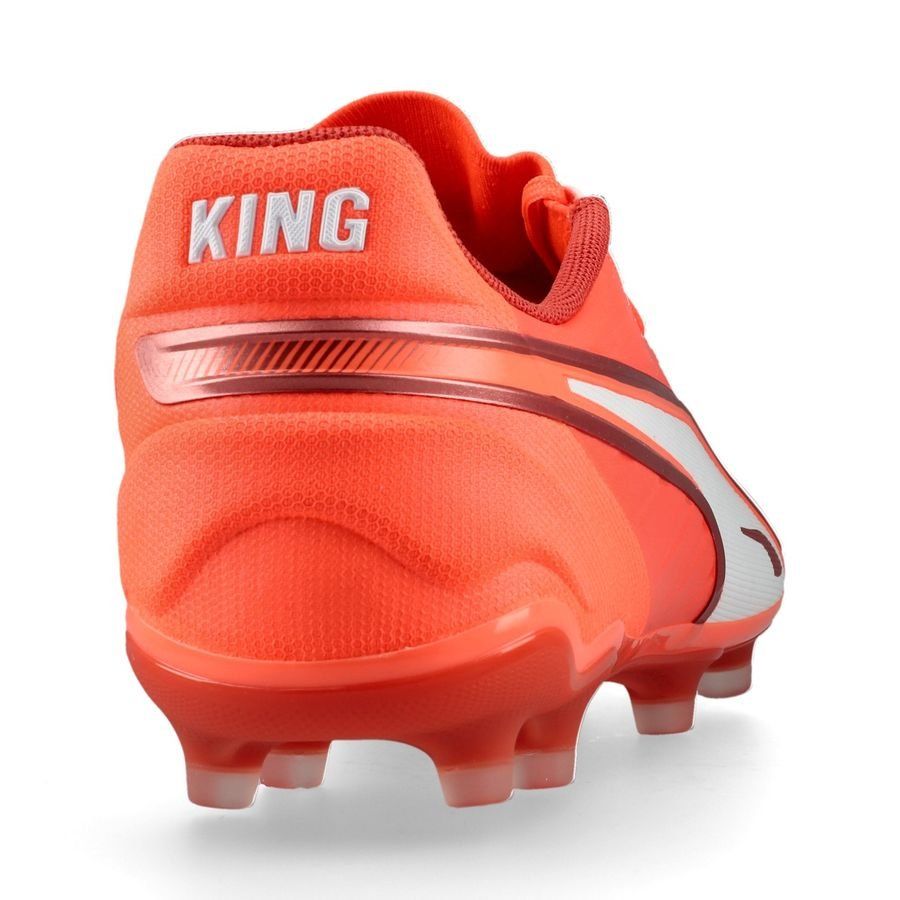 PUMA King Match FG/AG Unlimited - Glowing Red/Blanc/Red Fire