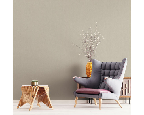Vliesbehang 81863 Kids Walls Uni taupe