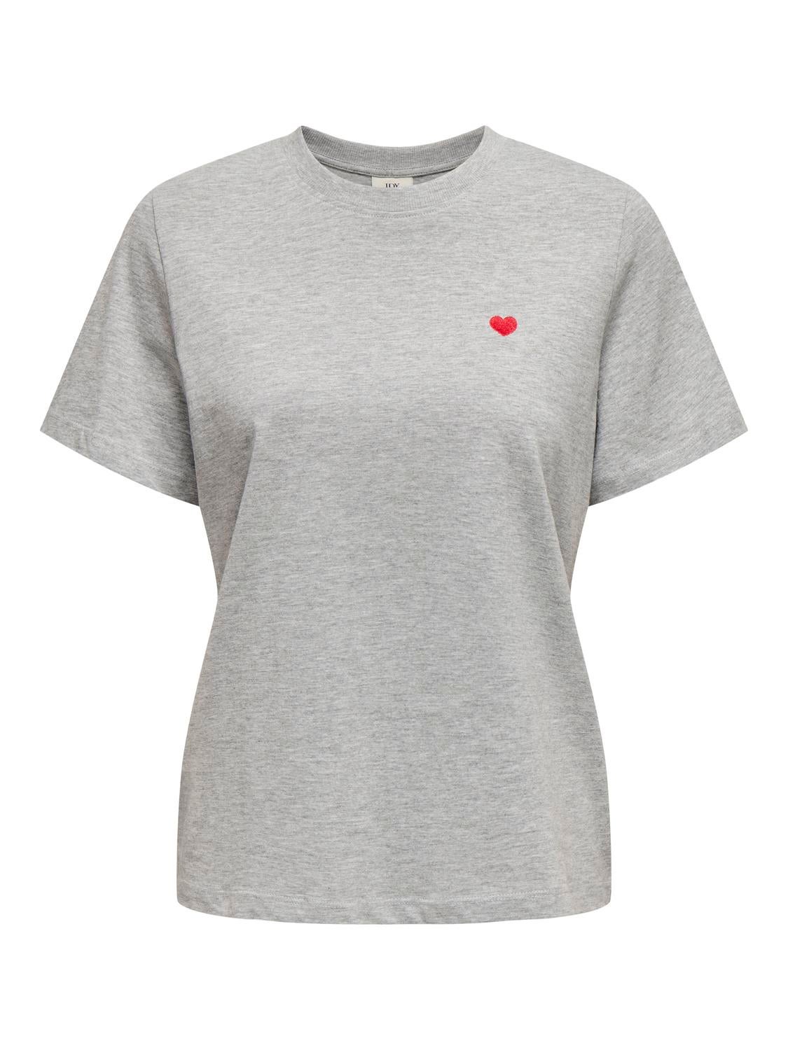 JDYPISA T-shirt Light Grey Melange