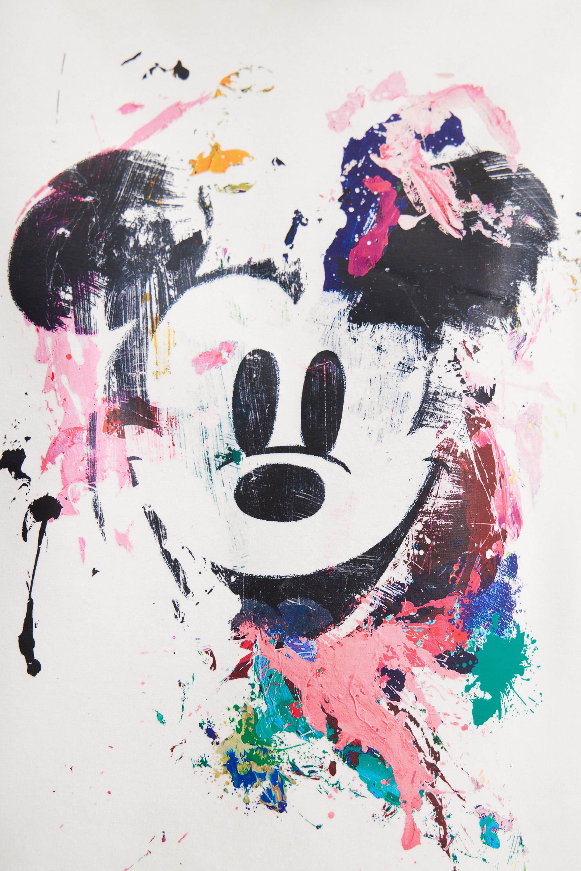 Sweat-shirt Mickey Mouse éclaboussure