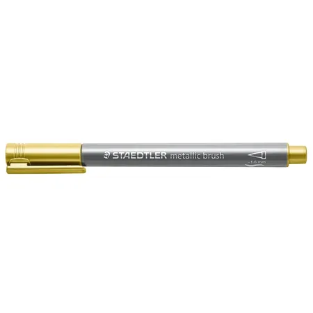 STAEDTLER® 8321 Metallic brush Marker gold