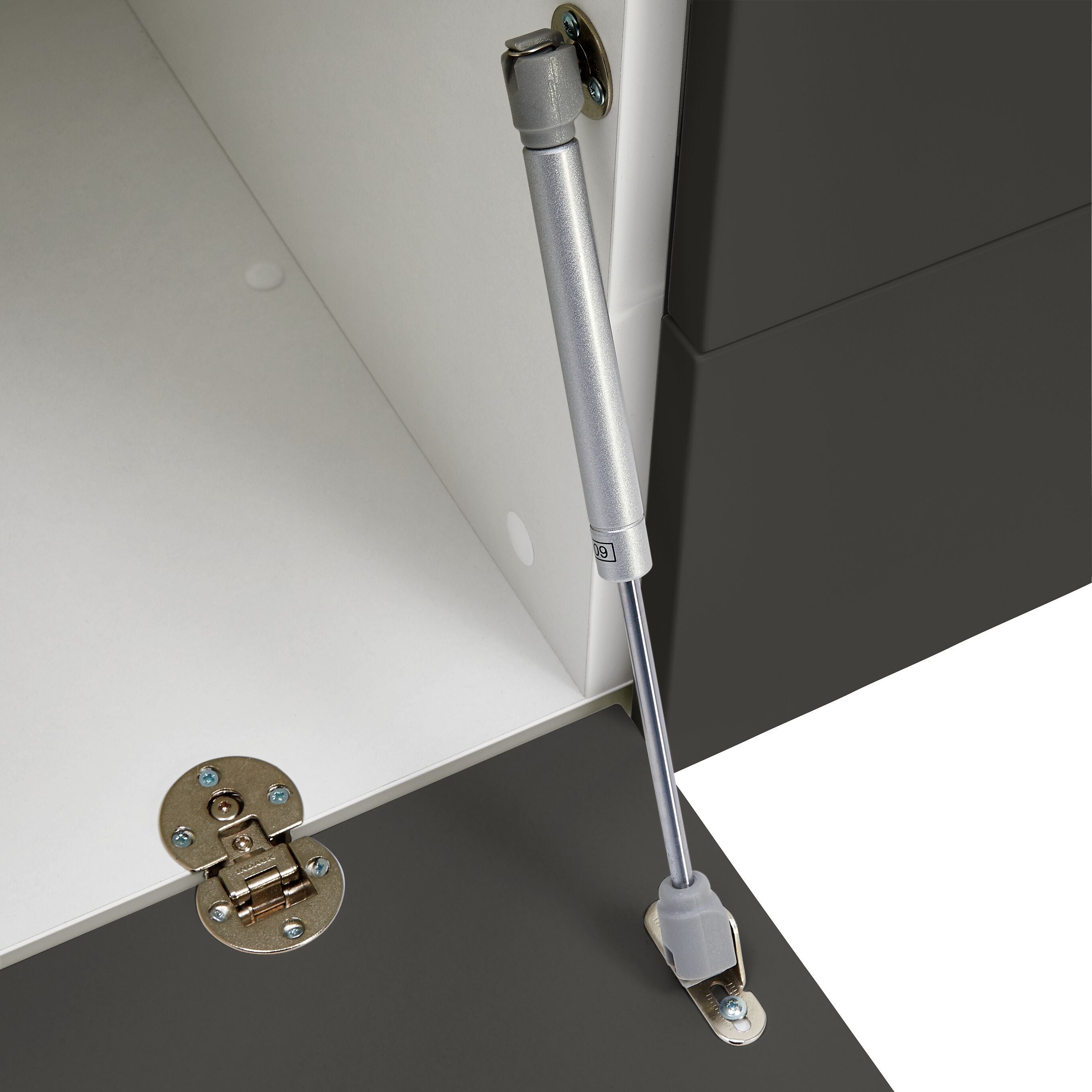 LUX Lowboard - Anthrazit / B: 180.0 cm x T: 46.0 cm x H: 49.5 cm