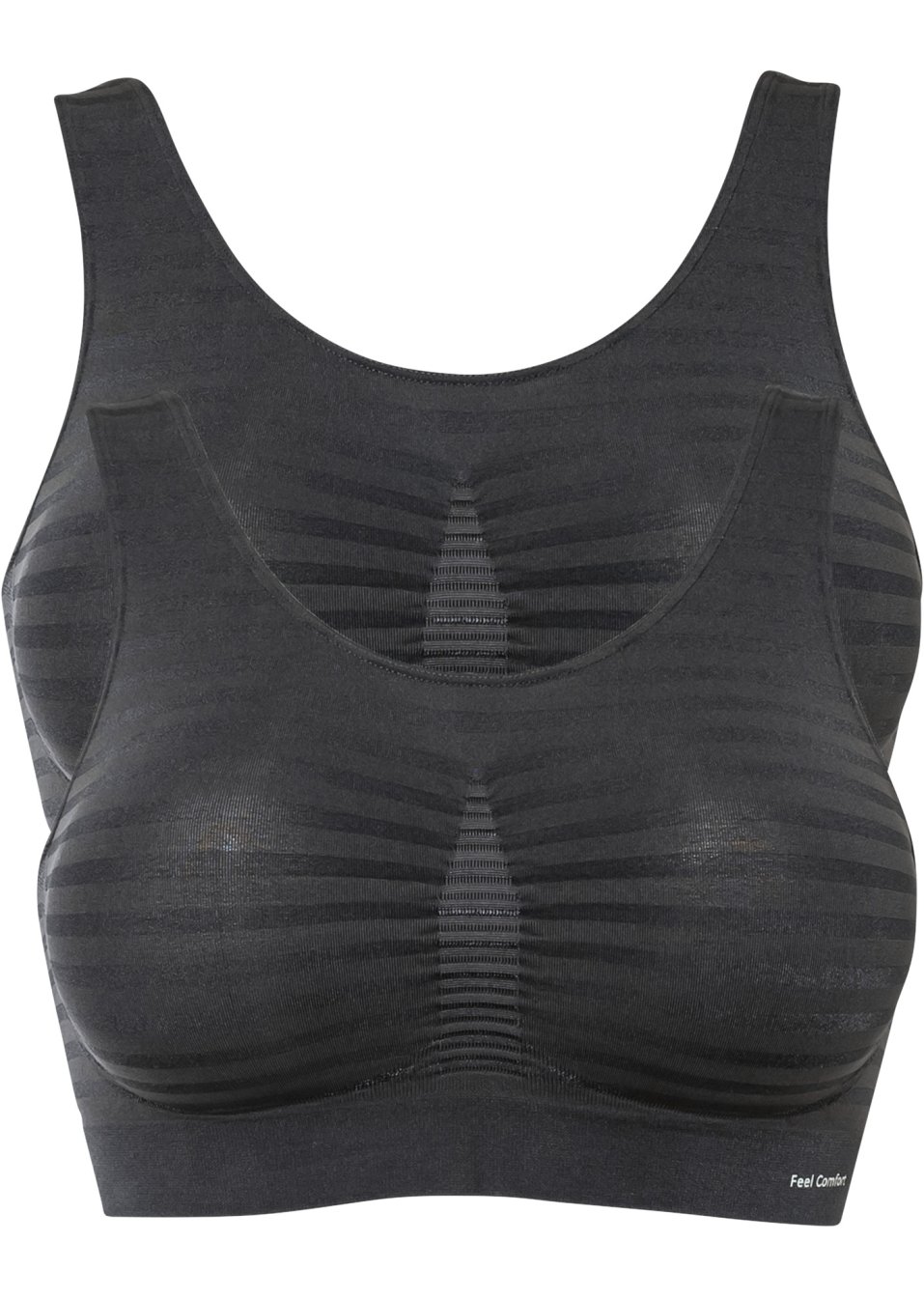 Lot de 2 brassières sans coutures Feel Comfort