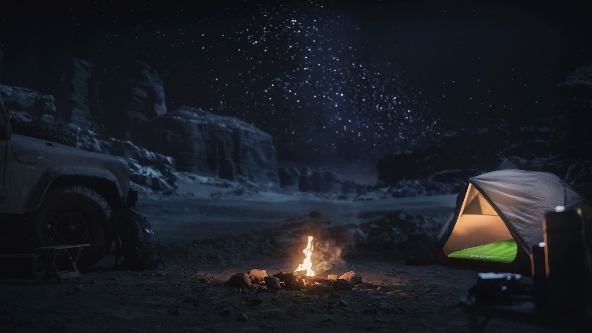 Intex Luftbett »Camping-Matratze Truaire Dura-Beam mit USB150 Pumpe« mit Aufbewahrungs-Tasche
