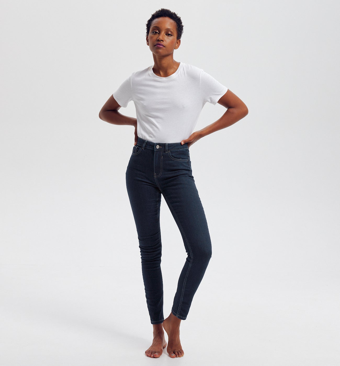 Jean skinny femme GASPARD - Jean rinse