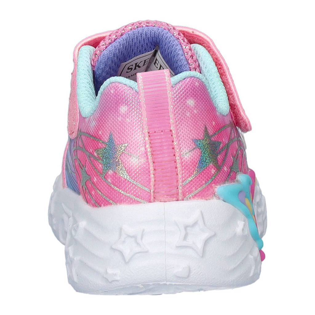 Skechers Unicorn Dreamschunky sneakers met lichtjes roze