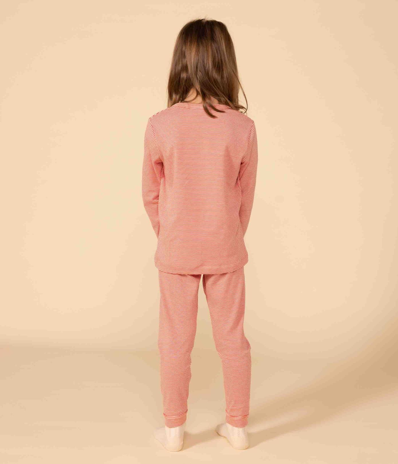 Pyjama rayé petite fille/petit garçon en coton