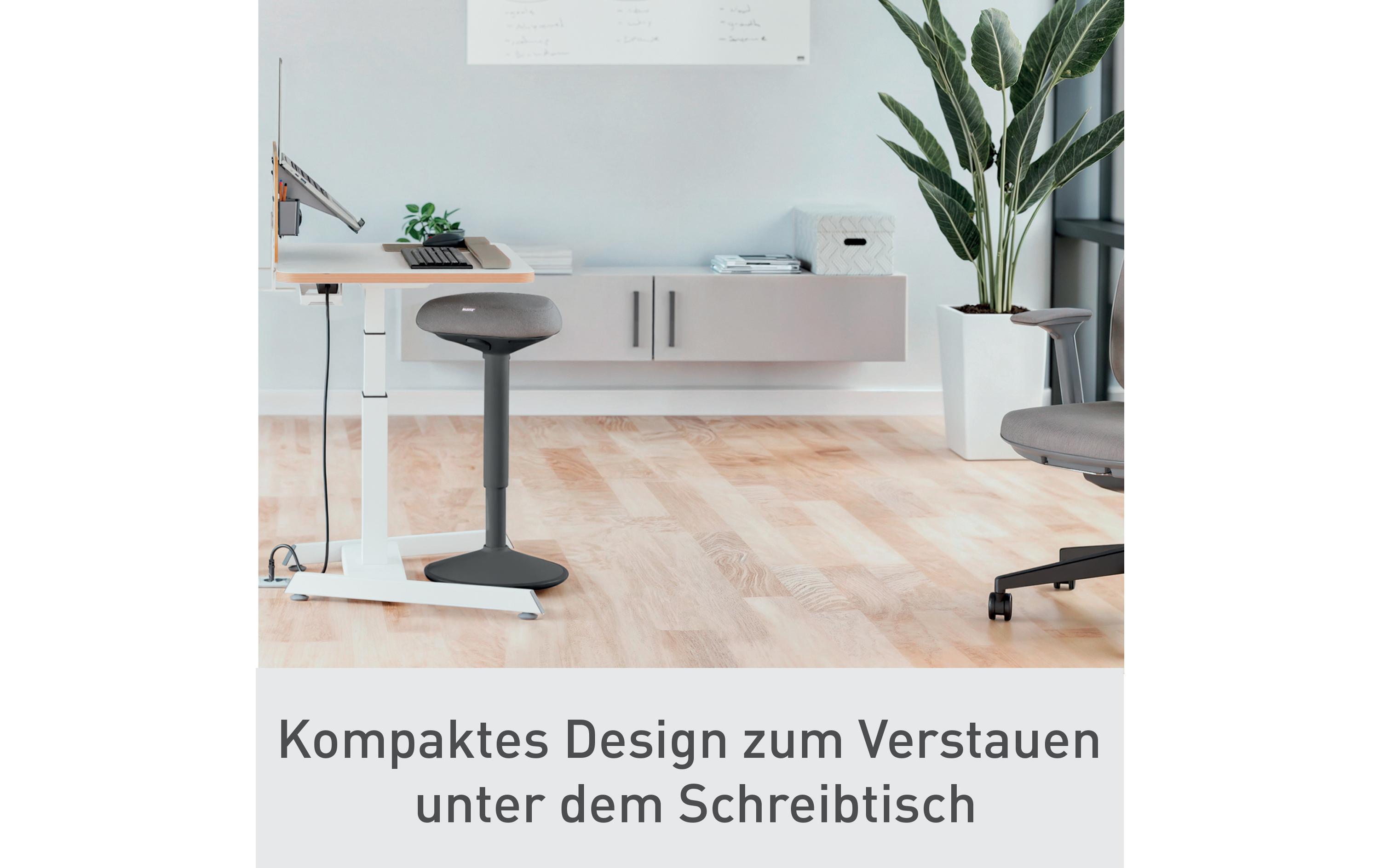 Ergo Active Stehhocker Dunkelgrau<br>Ergonomischer Hocker