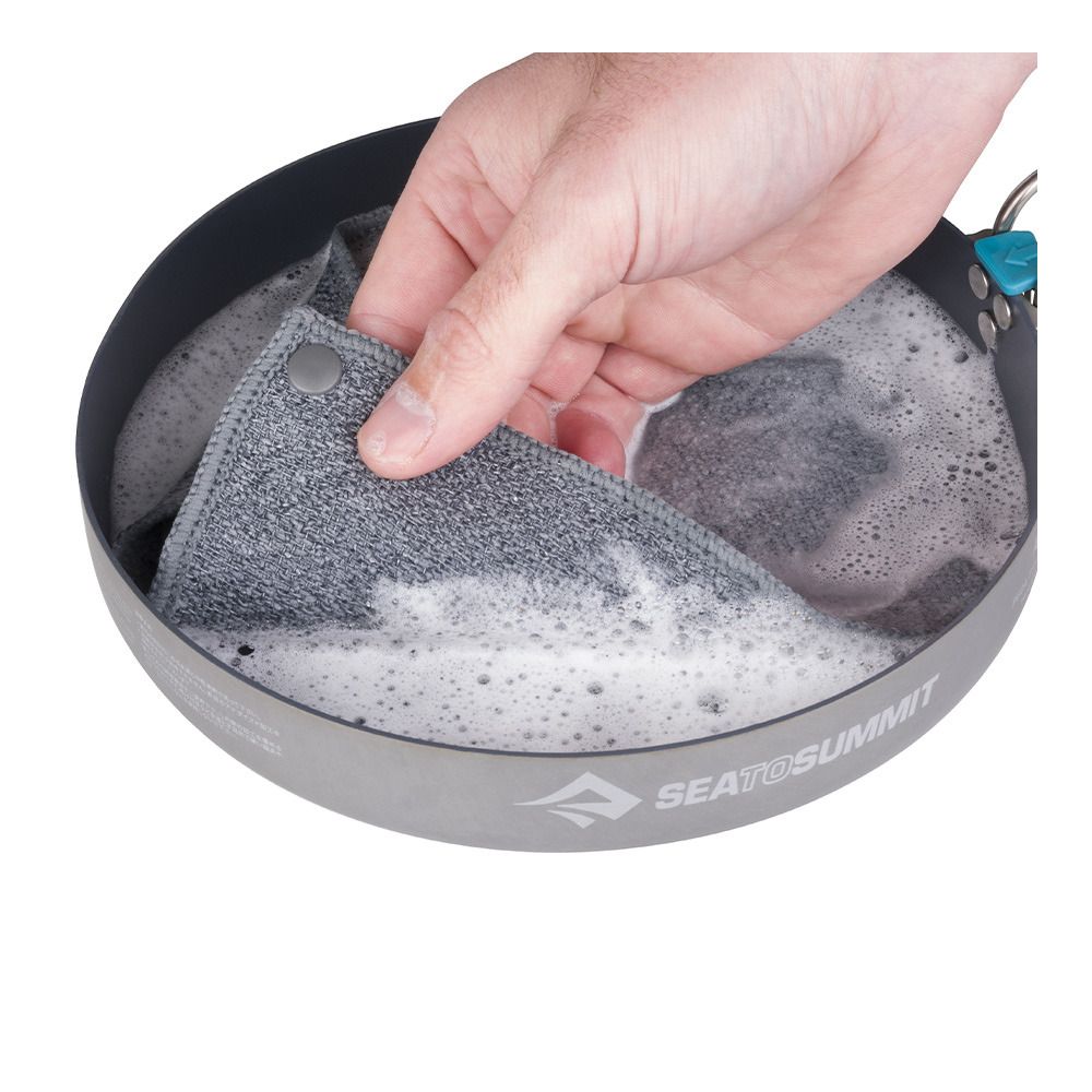 Sea To Summit CAMP KITCHEN - Kit de nettoyage Brosse + Savon + Bassine 10L + Serviettes