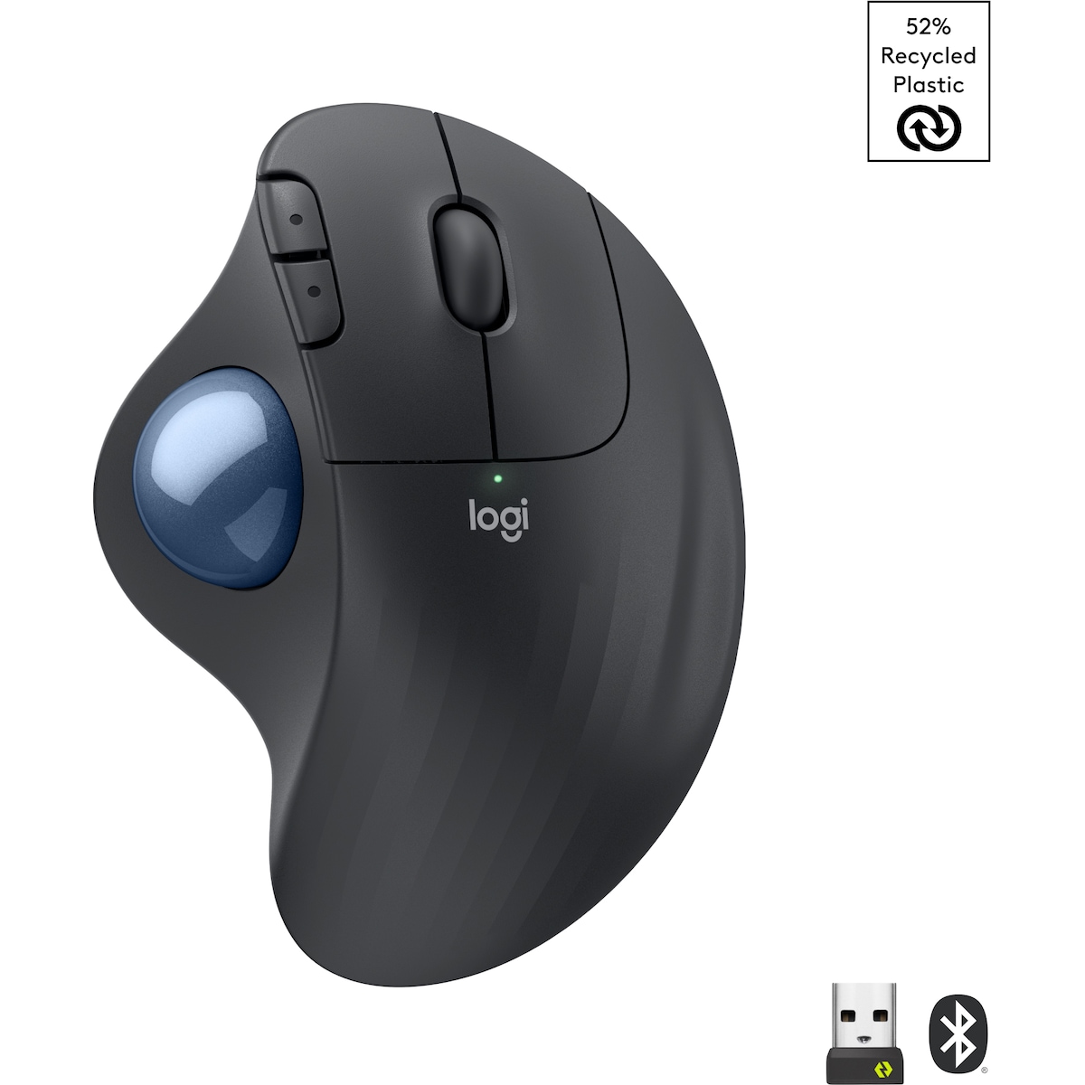 Logitech Ergo M575S trådløs trackball-mus (grafitt)
