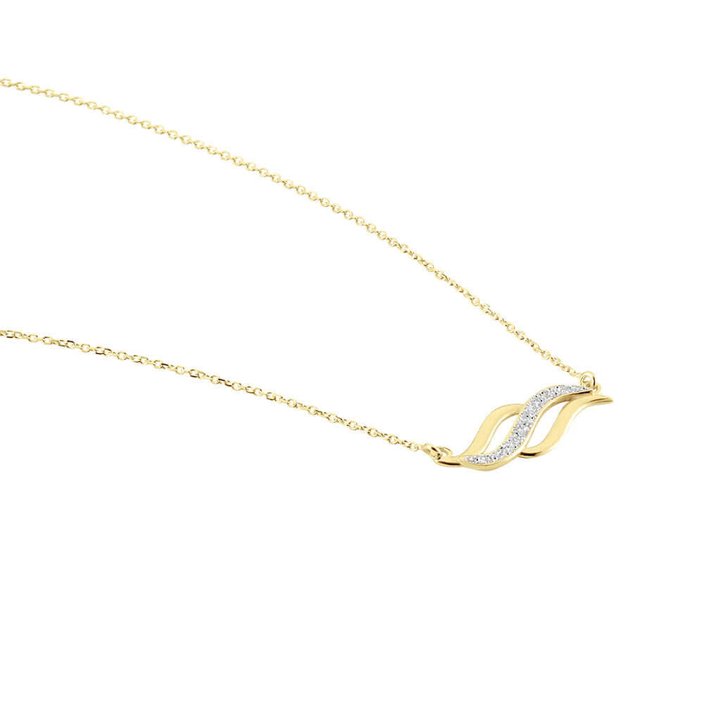Collier Aliz Or Jaune