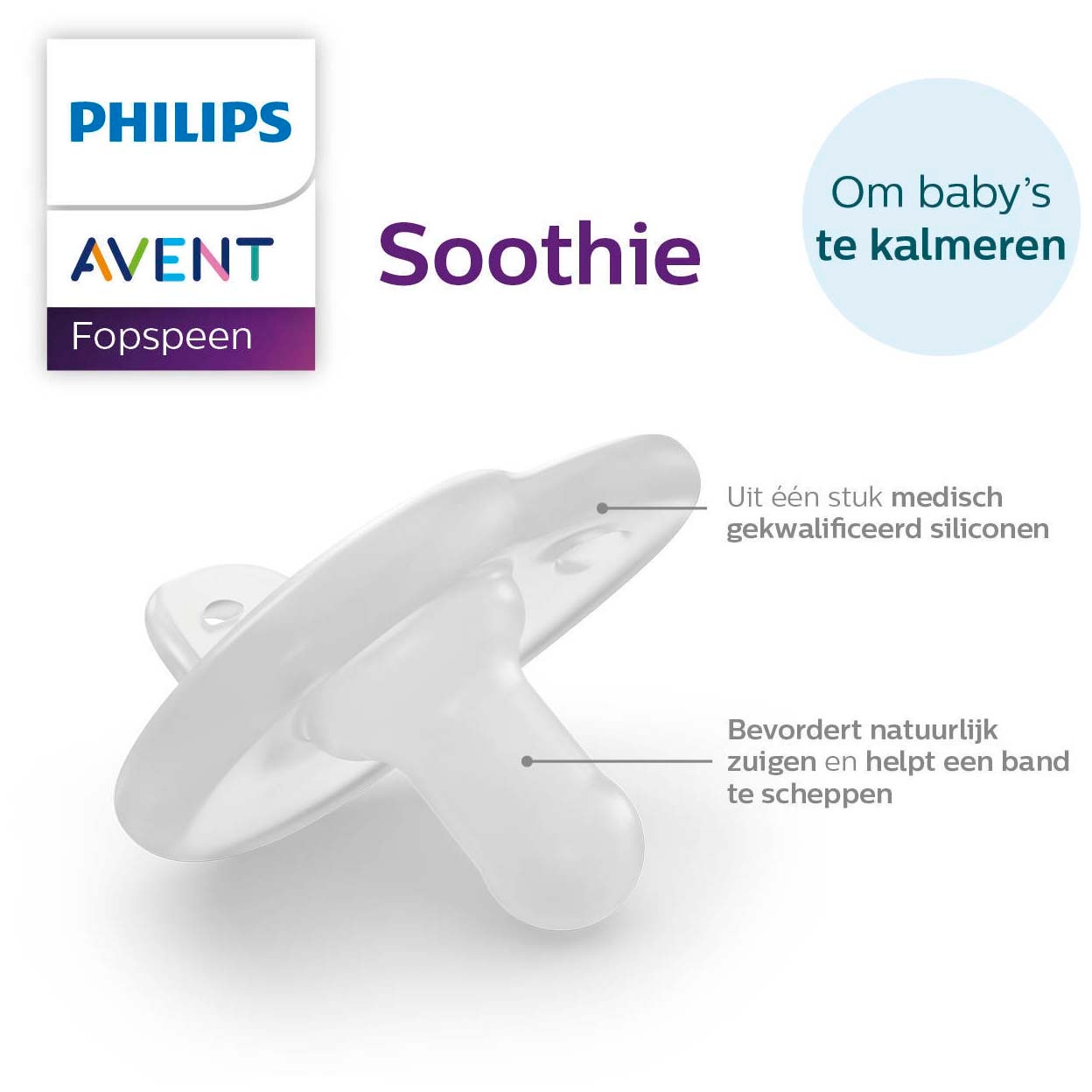 Philips Avent soothie fopspeen blauw