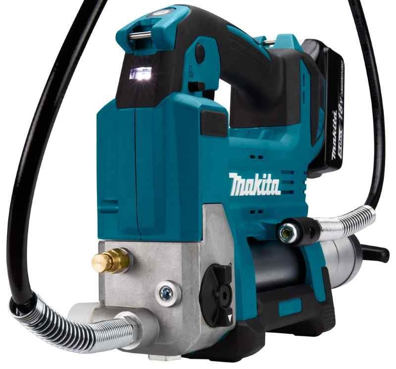 Makita DGP180RT 18 V Vetspuit 5,0 ah accu (1 st), snellader, in koffer