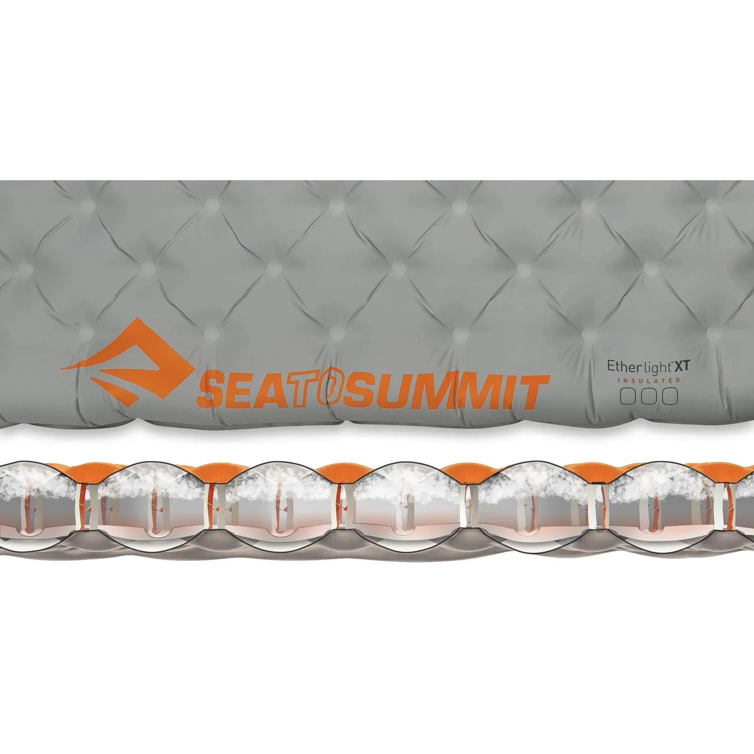 Sea To Summit Airmat Etherlight XT Insulated Rectangular Large Pewter