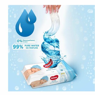 Huggies Pure Extra Care Babydoekjes 56ST