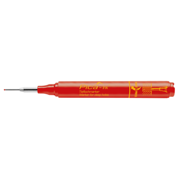 Pica 150/40 Markeerstift voor diepe gaten rood