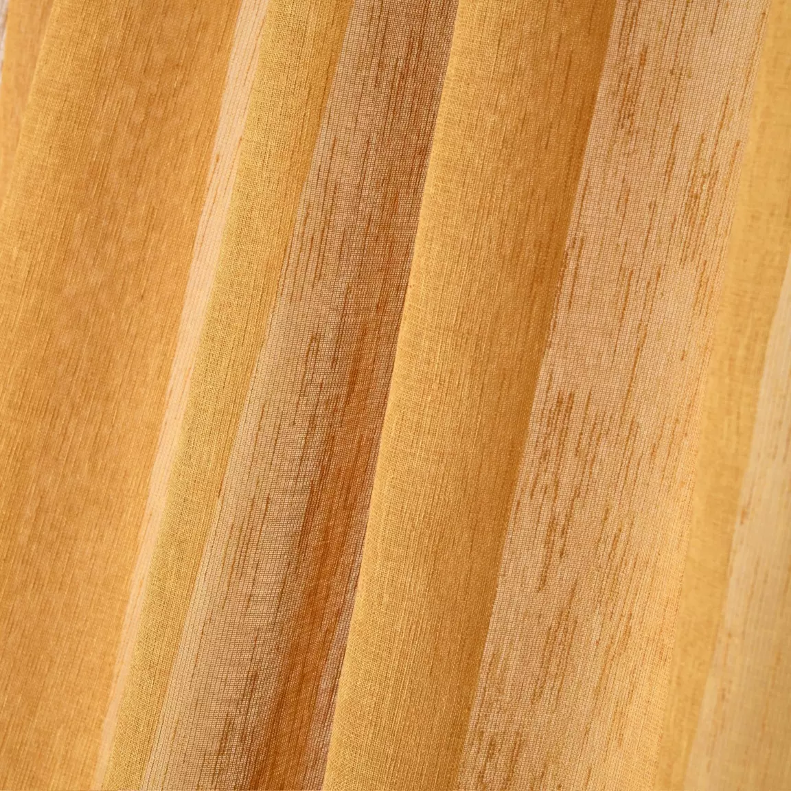 Voilage galon fronceur (140 x 260 cm) Derby Jaune moutarde
