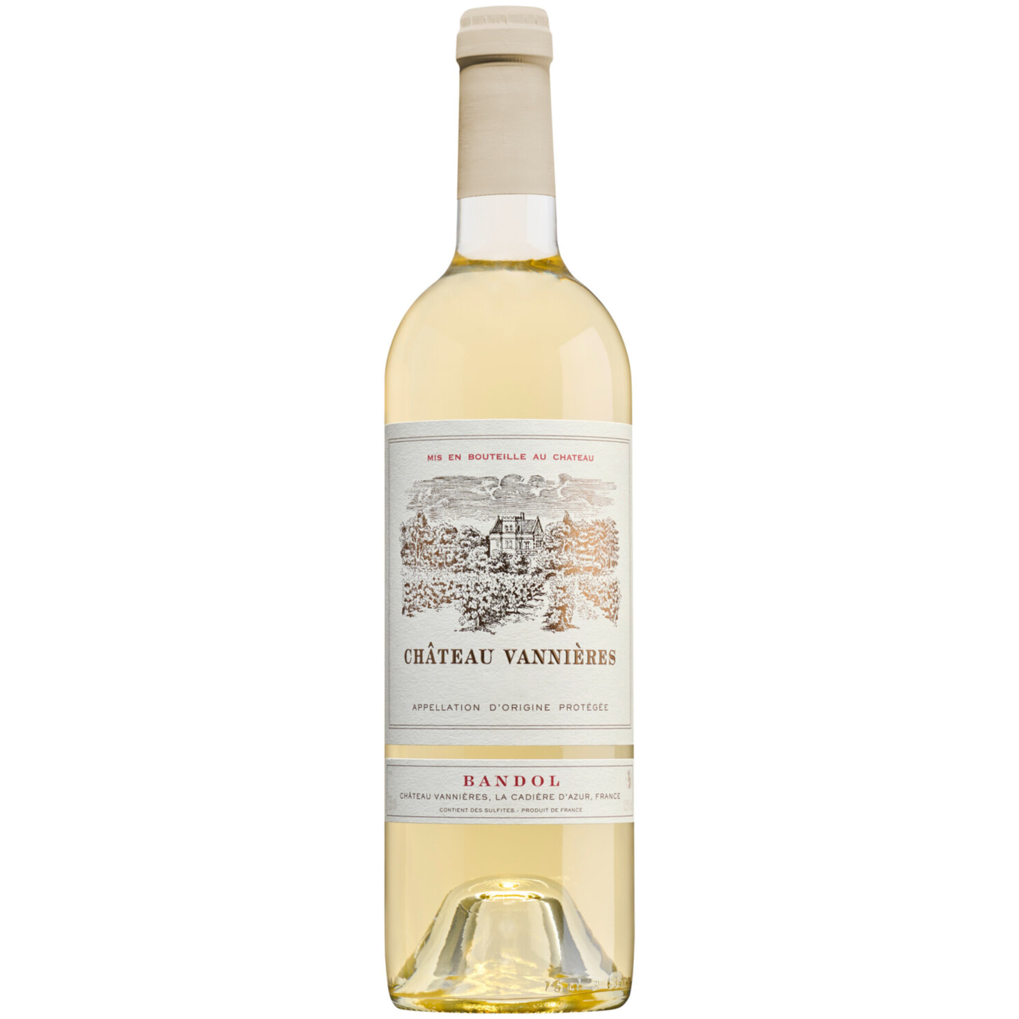 Côtes de Provence AOP Château Vannières Bandol Blanc -75cl