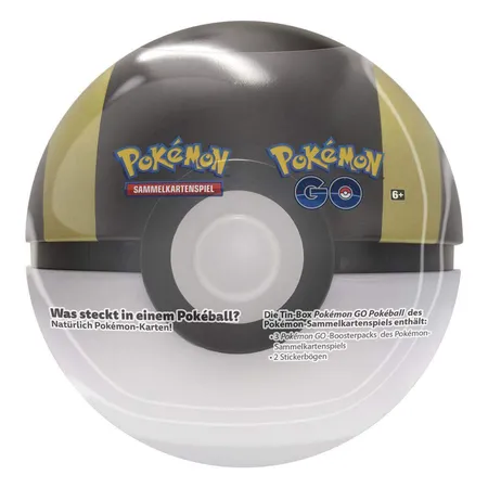 Pokemon Tin-Box Pokemon GO Pokéball, 1 Stück, 3-fach sortiert