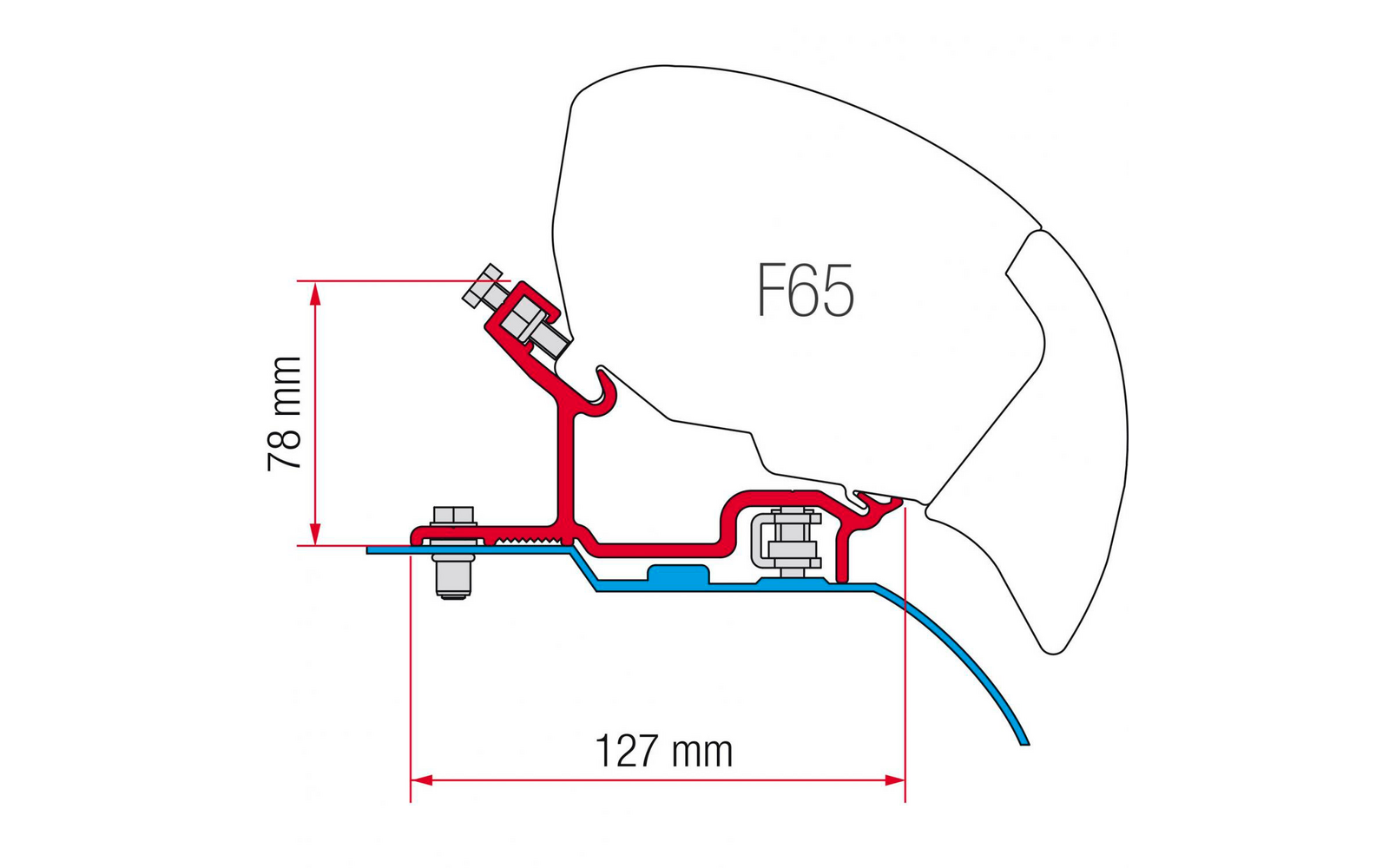 F65/F80 Kit Mercedes Sprinter - VW Crafter (High Roof)