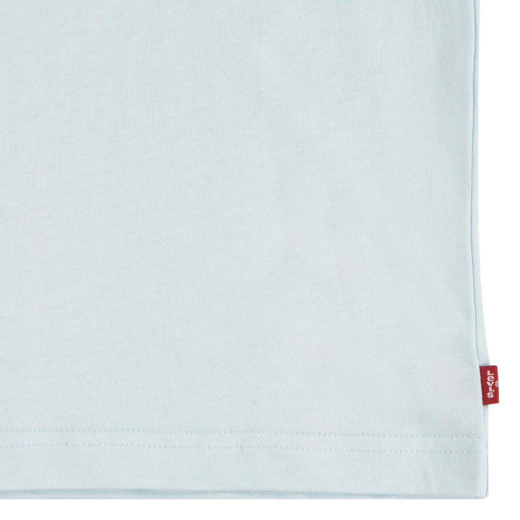 Levi's T-shirt SUNSET BATWING met logo lichtblauw