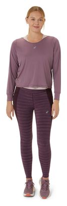 Collant long Asics Nagino Run Violet Femme