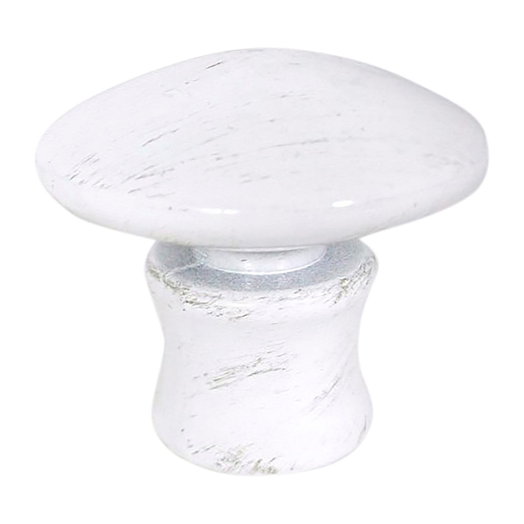 Lot de 2 embouts champignon blanc or D 20mm