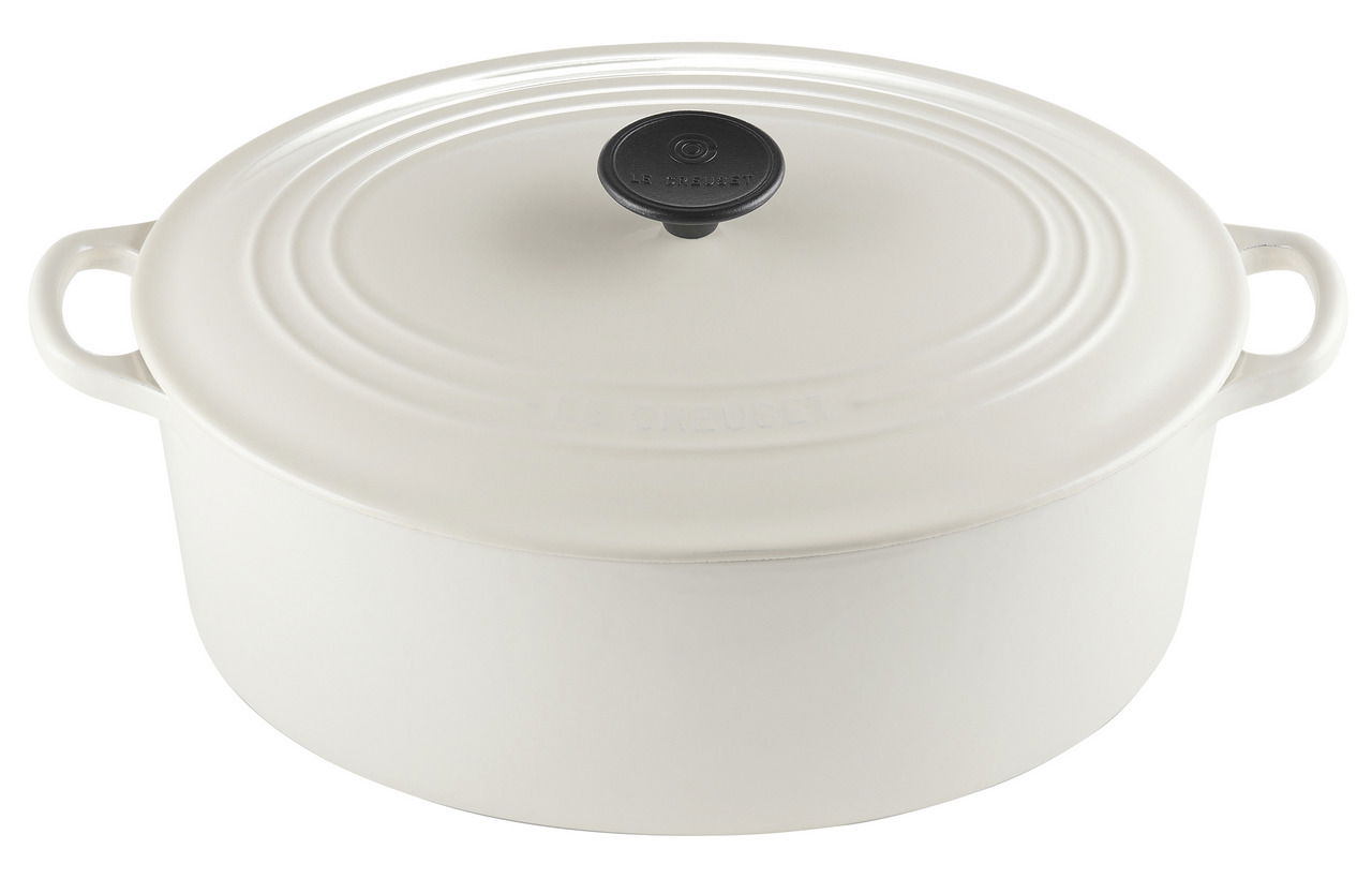 LE CREUSET Ovaler Bräter 31cm Creme TRADITION